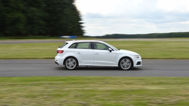 Audi A3 vs Volvo V40 vs Volkswagen Golf - A3 side