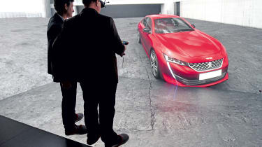 Peugeot 508 - virtual reality