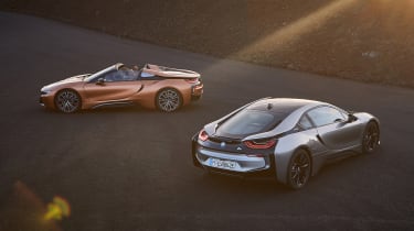 BMW i8 Coupe and Roadster - rear