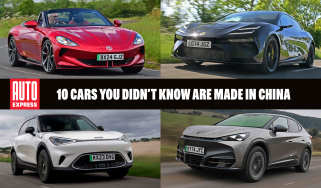 Top 10 UK cars made in China - header image