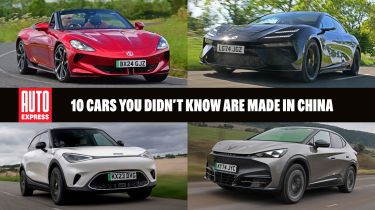 Top 10 UK cars made in China - header image
