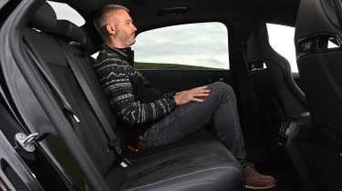 Richard Ingram sat in the Hyundai Ioniq 6 N