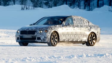 New BMW 7 Series front cornering
