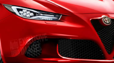 Alfa Romeo 6C front detail