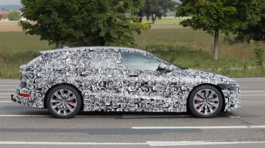 Audi A6 Avant e-tron spy shots profile