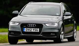 Audi A4 Avant front cornering
