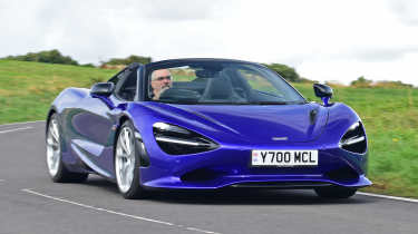 McLaren 750S Spider - front cornering