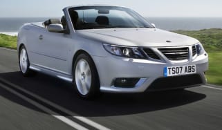 Saab 9-3 convertible front tracking