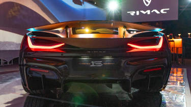 Rimac Nevera 15th Anniversary Edition studio - full rear