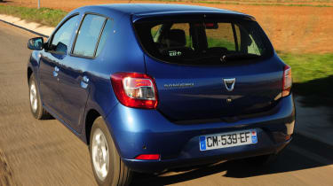 Dacia Sandero rear action