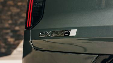Volvo EX60 P10 AWD Ultra - rear badge