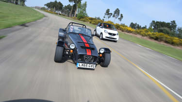 Convertible megatest - Caterham and Smart