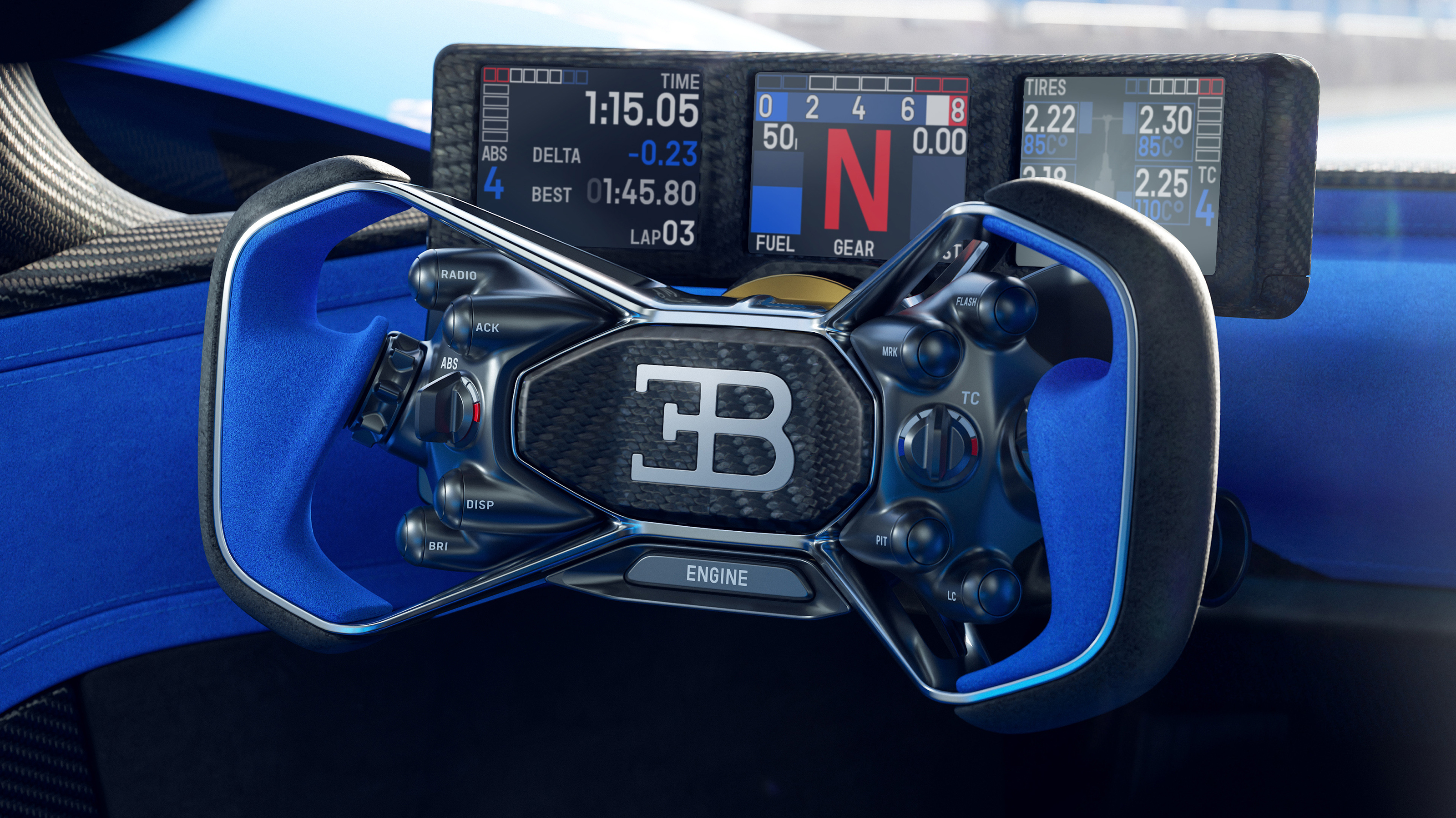 A first look inside the £3.5m Bugatti Bolide hypercar