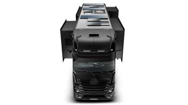 Brabus Big Boy 1200 - front overhead studio open compartments