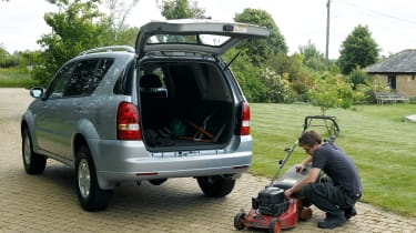 Ssangyong Rexton CS rear door open