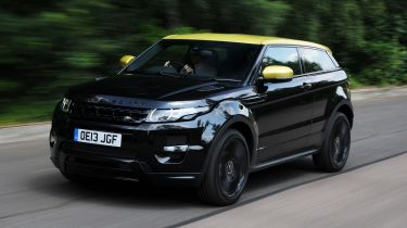 Range Rover Evoque front action