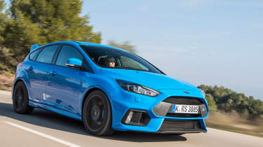 Focus RS vs RS3 vs Golf R - Focus RS front tracking