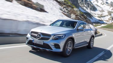 Mercedes GLC Coupe 2016 - front tracking