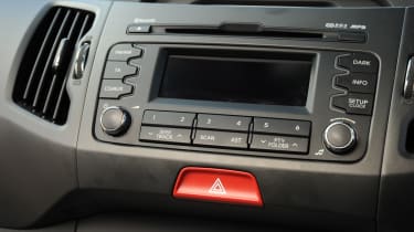 Kia Sportage 2.0 CRDi KX-3 AWD centre console