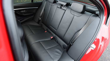 BMW 340i - rear seats