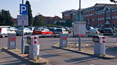 Hospital car park