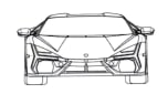 兰博基尼Aventador继任者专利图像-前