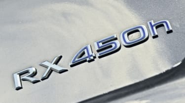 Lexus RX450h badge