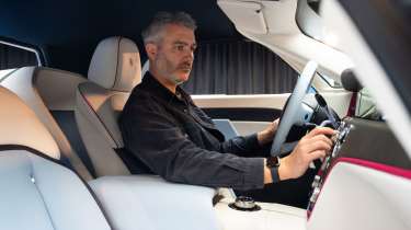 Richard Ingram sat in the Rolls-Royce Project Nightingale