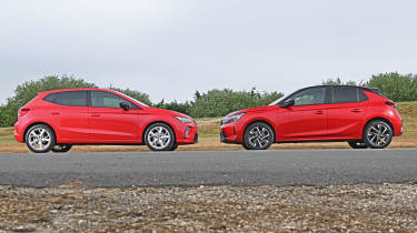 Vauxhall Corsa vs SEAT Ibiza - head-to-head