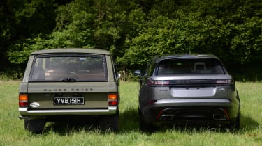 Range Rover Velar vs Range Rover Velar - full rear