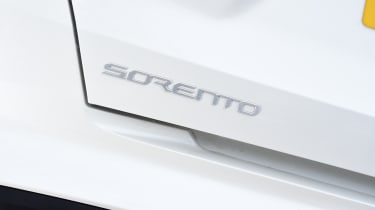 Kia Sorento - rear &#039;Sorento&#039; badge