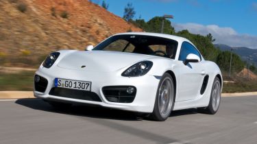 Porsche Cayman S front tracking