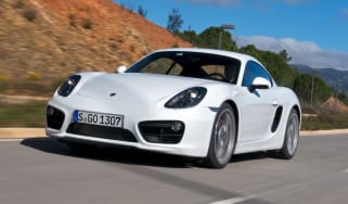 Porsche Cayman S front tracking