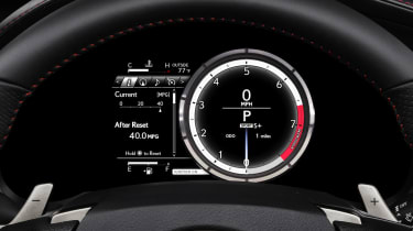 New Lexus IS F Sport dials