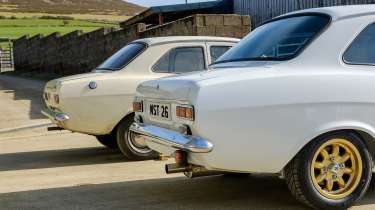 MST Mk1 Sports Escort remake - rear with original Escort