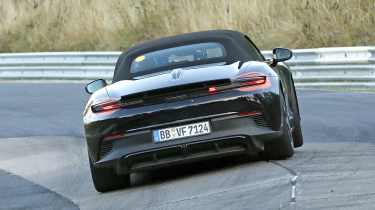 Porsche Boxster electric 2026 spy shots
