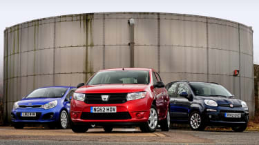 Dacia Sandero dCi vs rivals