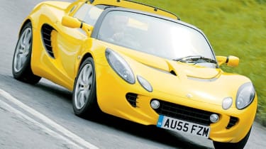 Front view of Lotus Elise 111R