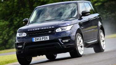 Range Rover Sport front cornering