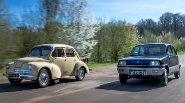Renault 4cv and Renault 5