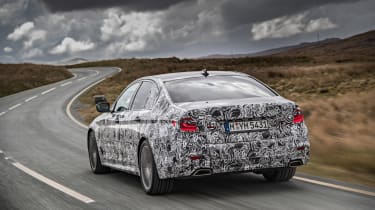 BMW 5 Series prototype 2016 - rear cornering