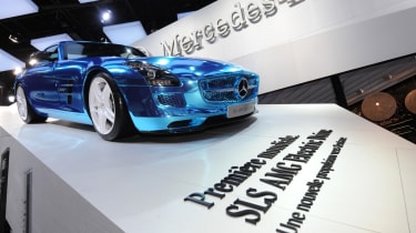 Mercedes SLS AMG Electric Drive front