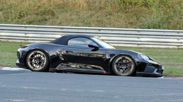 Porsche Boxster electric 2026 spy shots