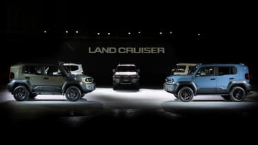 Toyota Land Cruiser FJ - group on display
