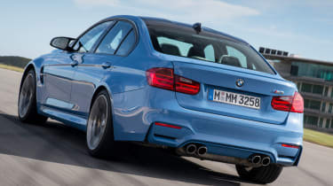 BMW M3 saloon 2014 rear