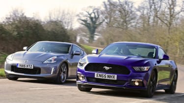 Ford Mustang vs Nissan 370Z - side-by-side