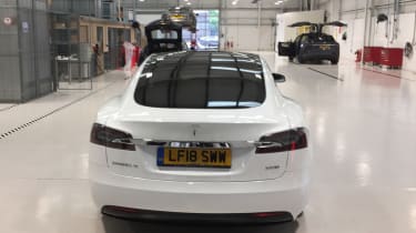 Tesla Model S repair - rear
