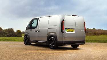 Kia PV5 Cargo - rear 3/4 static