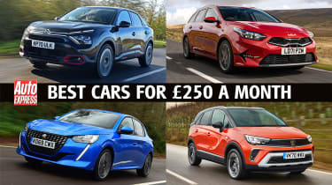 Best cars for under £250 a month