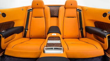 Rolls-Royce Dawn convertible rear seats